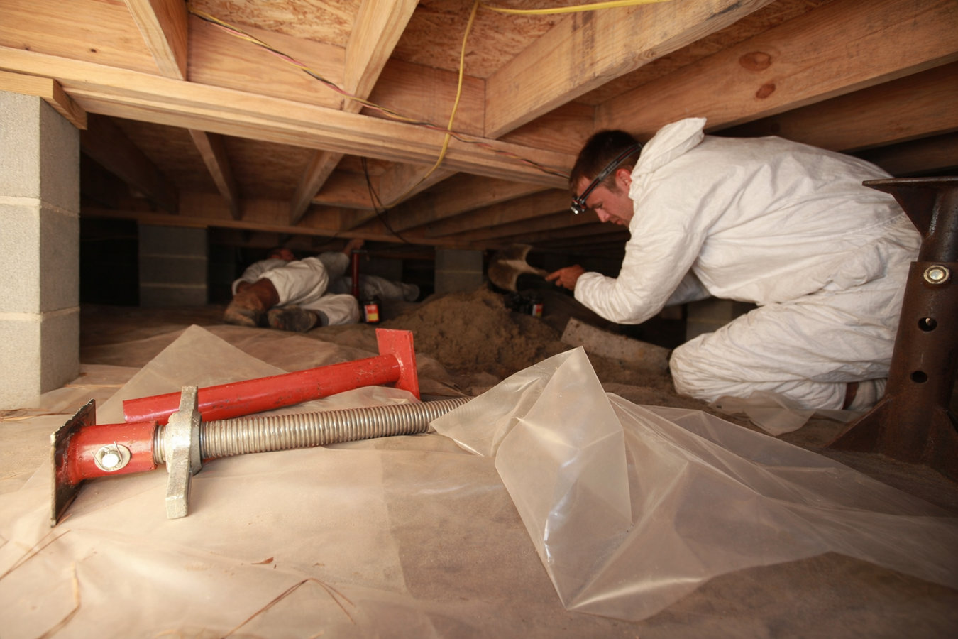 Vapor barrier installation